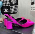 Versace La Medusa Slingback Pumps Ladies Medusa heel sandals pink