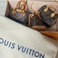 Louis Vuitton Trio Mini Icones shoulder bag LV the Speedy the Alma and the Noe