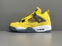 Air Jordan 4 Retro Lightning Jordan 4 yellow sneakers AJ 4 Men shoes