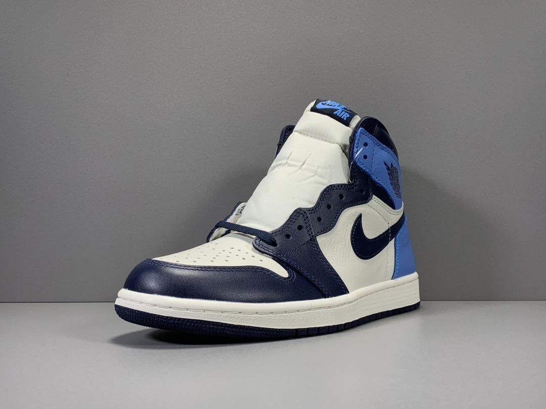 Air Jordan 1 Retro High OG Blue White Jordan 1 men sneaker 3