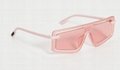 KENZO 73mm Flat Top Shield Sunglasses In Matte Pink Violet KENZO Shield sunglass