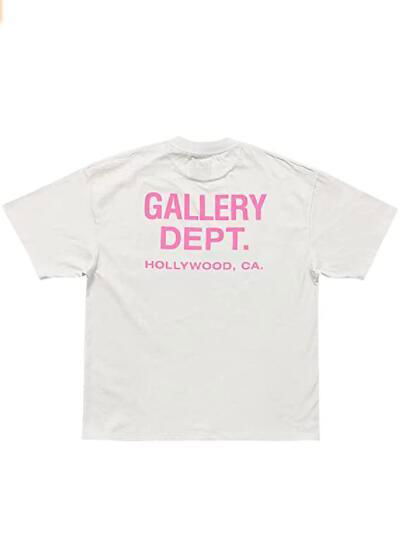Gallery Dept T-shirts fashion letter printing street hip-hop loose   3