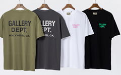 Gallery Dept T-shirts fashion letter printing street hip-hop loose