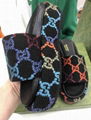 Gucci Women's GG Multicolor Platform Slide Sandals Women gg slides mules 