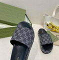Gucci Women's Original GG slide sandal Women men Beige Original GG canvas mules