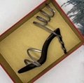 Rene Caovilla Cleo satin sandals with rhinestones Fashion high heel ankle sandal 8