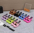         Women's Medusa Biggie Block Heel Platform Mules Fashion Leather sandals  16