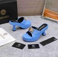         Women's Medusa Biggie Block Heel Platform Mules Fashion Leather sandals  11