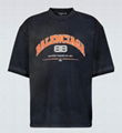 VINTAGE EFFECT COTTON JERSEY T-SHIRT Men