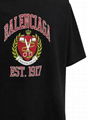 Balenciaga College Oversized T-shirt Black EST 1917 Oversized tee Men