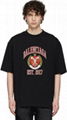 Balenciaga College Oversized T-shirt Black EST 1917 Oversized tee Men