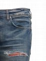 AMIRI BANDANA THRASHER DISTRESSED DENIM JEANS Men Skinny Jeans Blue 4