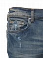 AMIRI BANDANA THRASHER DISTRESSED DENIM JEANS Men Skinny Jeans Blue 6
