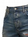 AMIRI BANDANA THRASHER DISTRESSED DENIM JEANS Men Skinny Jeans Blue 9