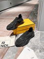 Fendi Flow Black mesh running sneakers Men's Fendi Flow sneakers