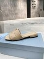Prada slipper sandals in quilted leather Women's Prada Mules & Slides