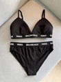 Balenciaga Women’s Swimsuit Balenciaga Bikini Black Cotton Bra