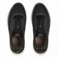 Chloe Mesh Nama Sneakers Black Platform Sneaker