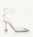 Aquazzura Nights 95 embellished PVC pumps Aquazzura slingback pumps 5