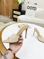 GIANVITO ROSSI Elle 105 PVC and leather sandals Rossi mule pvc sandals