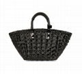 BALENCIAGA Bistro XS Basket With Strap in black varnished fake calfskin tote bag