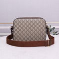       Messenger bag with Interlocking G Ladies GG         canvas bags  3