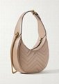       Marmont mini quilted leather shoulder bag Women GG chain shoulder bag 4