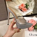 Gianvito Rossi Betty Platform Mules Rossi PVC heel sandals 