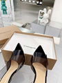 Gianvito Rossi Bree leather and PVC peep-toe pumps Rossi women peep-toe heel 105 14
