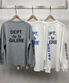 Gallery Dept. logo-print cotton sweatshirt Gallery Dept Men Hip Hop sweater 13