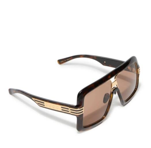       Square Sunglasses with GG Lens Black Grey Fashion       Eyewear 4
