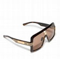 Gucci Square Sunglasses with GG Lens Black Grey Fashion Gucci Eyewear