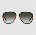 Gucci Aviator metal sunglasses Gucci Gold Metal And Web Frame eyewears 