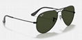 Ray-Ban Gold Sunglasses in Green Classic Aviator Classic POLARIZED eyewears  10