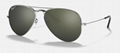 Ray-Ban Gold Sunglasses in Green Classic Aviator Classic POLARIZED eyewears 