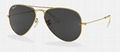 Ray-Ban Gold Sunglasses in Green Classic Aviator Classic POLARIZED eyewears  8