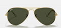 Ray-Ban Gold Sunglasses in Green Classic Aviator Classic POLARIZED eyewears  2