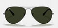 Ray-Ban Gold Sunglasses in Green Classic Aviator Classic POLARIZED eyewears 