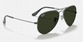 Ray-Ban Gold Sunglasses in Green Classic Aviator Classic POLARIZED eyewears  13