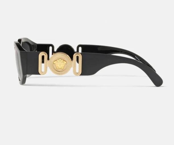         medusa Biggie sunglasses black with gold frame eyewear 2