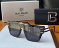 Balmain Soldat square-frame acetate sunglasses Fashion eyewear 