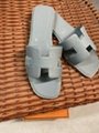        Light Turquoise Blue Oran Sandals Women H Epsom slides sandals  4