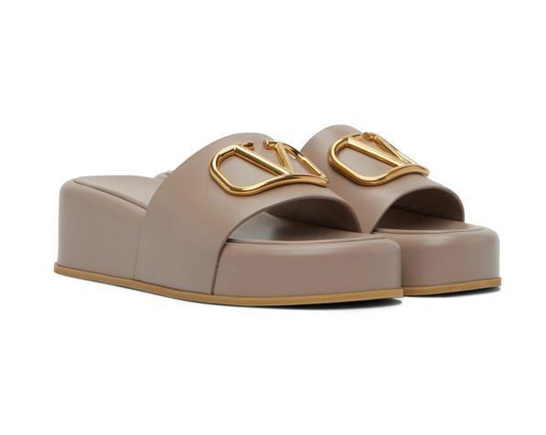           Garavani VLogo Signature platform slides Cheap Women mule sandals 5