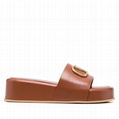 Valentino Garavani VLogo Signature platform slides Cheap Women mule sandals