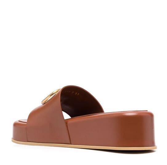           Garavani VLogo Signature platform slides Cheap Women mule sandals 4