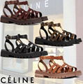        Clea triomphe gladiator chunky sandal in vegetal calfskin