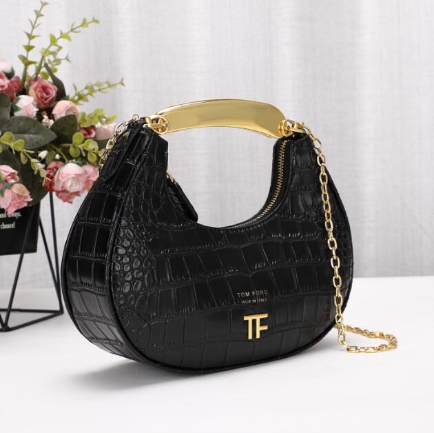 Tom ford Loop Mini Croc effect Leather Tote Tom Ford Mini Chain bag 