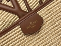 Louis Vuitton SAINT JACQUES Tote LV Synthetic knitted raffia handbags for summer