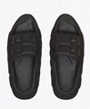 Balmain B-it Quilted Leather Slides White Balmain Puffy Sandals flip flops   16