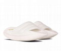 Balmain B-it Quilted Leather Slides White Balmain Puffy Sandals flip flops   1